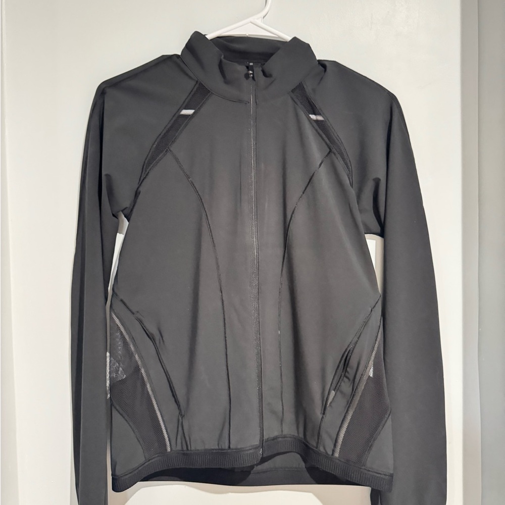 Lululemon Athletica Black Utility Jacket High Collar Streamlined